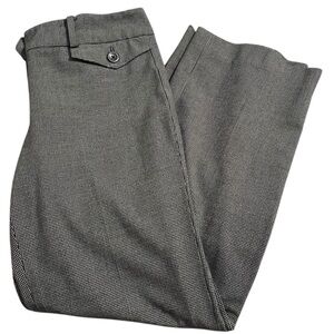 ANN TAYLOR Lindsay Black & White Houndstooth Trousers Women’s Size 6